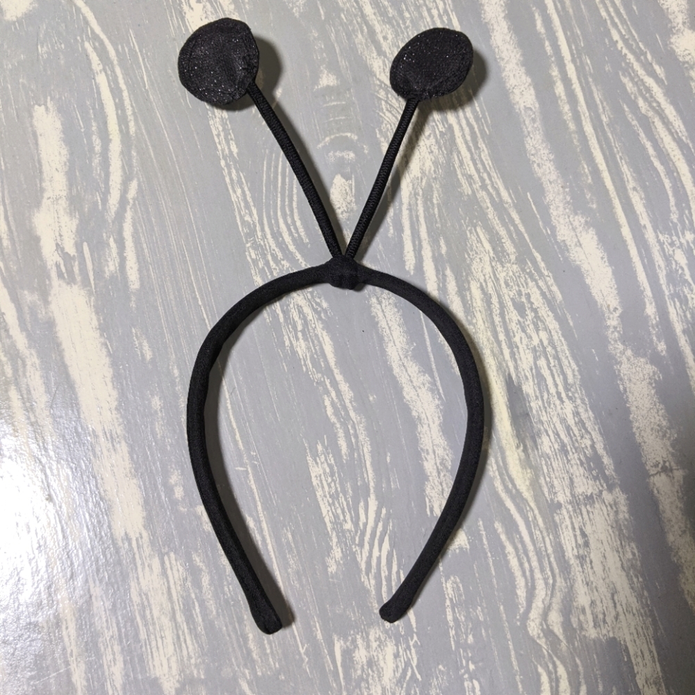 Black Love Bug Ladybird Bumble Bee Butterfly Insect Antennae Headband